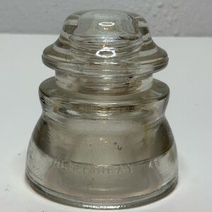 Hemingray Clear Glass Insulator